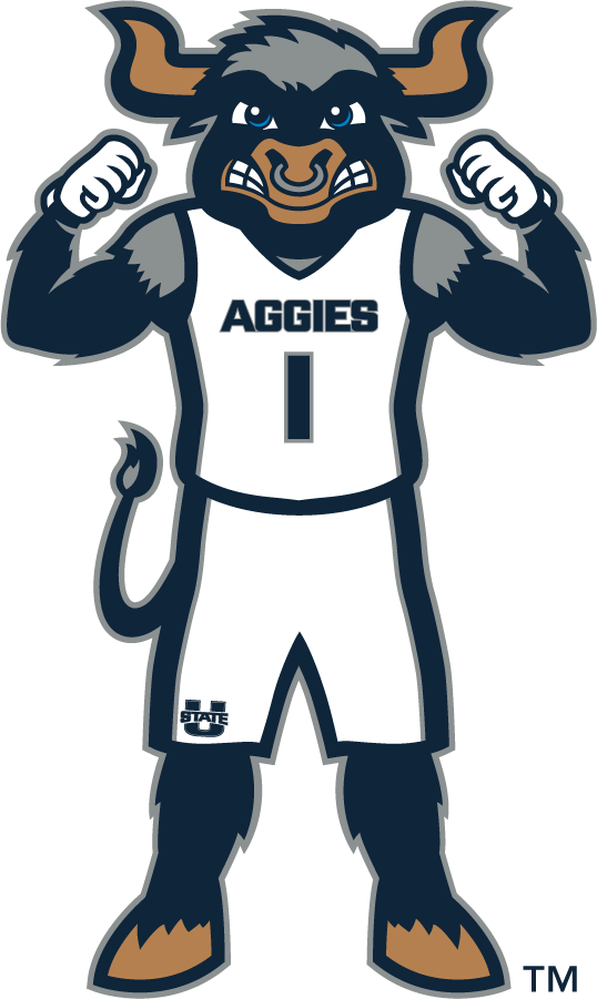 Utah State Aggies 2019-Pres Mascot Logo v3 iron on transfers for T-shirts